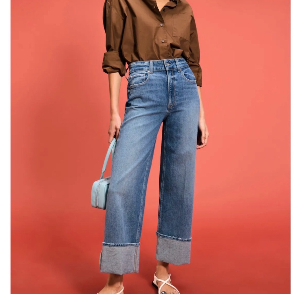 Paige Sasha High-rise Wide-Leg Jeans
